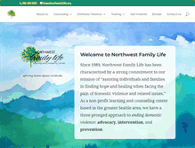 Tablet Screenshot of northwestfamilylife.org